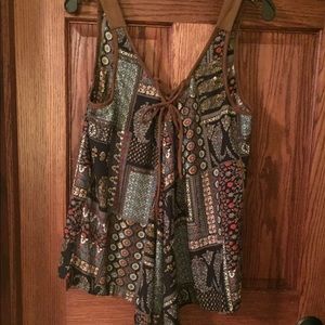 Wrangler Tunic Tank Top Handkerchief Hem